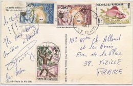 CTN35/3 -  OCEANIE CP D'AOÛT 1967 (1 TP ABÎME) - Storia Postale