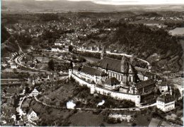 Schwäbisch Hall - S/w Schloss Comburg  Luftbild - Schwäbisch Hall