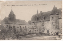 86 - MONTS SUR GUESNES  - VIENNE - LE CHATEAU COURS INTERIEURE - Monts Sur Guesnes