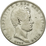 Monnaie, États Italiens, SARDINIA, Carlo Alberto, 5 Lire, 1843, TB+, Argent - Sonstige & Ohne Zuordnung