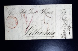 Cover 1839 Arnhem To Dillenburg 24 MART 1889 Cancel  RRR - Prefilatelia