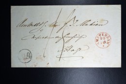 Complete Letter Amsterdam Naar Den Haag Zwart Cirkel Stempel  XxC6 - ...-1852 Préphilatélie