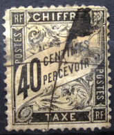 FRANCE              TAXE 19              OBLITERE         2° CHOIX - 1859-1959 Oblitérés