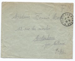 2132 - Lettre 1939 FM Franchise Militaire - Postes Aux Armées - Pour Illzach Modenheim Mock - Guerre De 1939-45