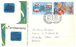 (111) Thailand FDC Cover - Telecom Anniversary (with Concorde Aircraft) - WPV (Weltpostverein)
