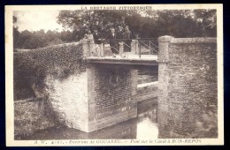 Cpa Du 22  Environs De Gouarec -- Pont Sur Le Canal De Bon Repos  LIOB113 - Gouarec