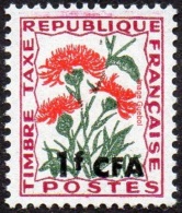 Réunion N° Taxe 48,** Fleur Des Champs - La Centaure Jacée - Segnatasse
