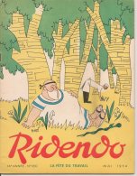 Liv 003 - RIDENDO N°180 - Revue Huroristique "médicale" - R.Lep Mai 1954 - Humour