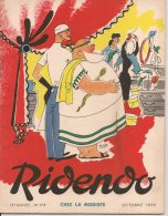 Liv 004 - RIDENDO N°173 - Revue Huroristique "médicale" - R.Lep Octobre 1953 - Humour