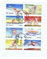 DHOFAR - SHEET OF 8 STAMPS - MUNICH OLYMPICS - 1972 - Oman