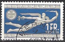 DESARMEMENT 1932: Zu 190 Mi 255 Yv 259 Mit O BERN 5.VIII.32 (Zumstein CHF 15.00) - Used Stamps