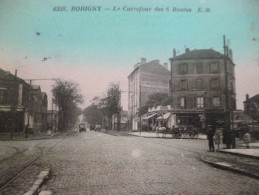 CPA 93 Seine Saint Denis Bobigny  Le Carrefour Des Six Routes - Bobigny