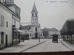 CPA 93 Seine Saint Denis Bobigny  Place Carnot Camion Pub Vêtements Jacob - Bobigny