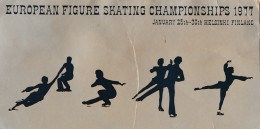 Finland - Helsinki - 1977 - European Figure Skating Championships - Patinaje Artístico