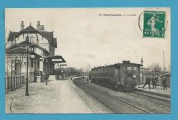 CPA 26 - Chemin De Fer Arrivée Du Train La Gare Cheminots - SAINT-OUEN 93 - Aubervilliers