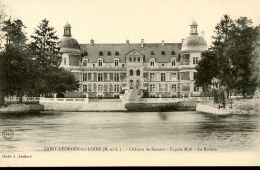 Saint-Georges-sur-Loire - Château De Serrant - Façade Midi - La Rivière / Cliché A. Abellard - Saint Georges Sur Loire