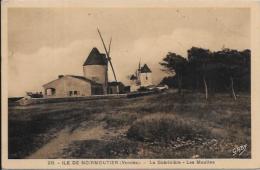 CPSM Moulin à Vent Circulé Ile De Noirmoutier Vendée - Windmills