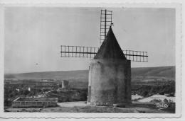 CPSM Moulin à Vent Circulé FONTVIEILLE - Windmühlen