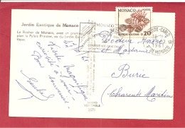 Y&T N°542    MONTE CARLO      Vers   FRANCE 1961   VOIR 2 SCANS - Covers & Documents