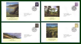 GB FDC 2002 Yv. N° 2349 /52 Wales Scotland England Northern Ireland Definitives - 2001-2010. Decimale Uitgaven