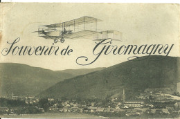 90 GIROMAGNY SOUVENIR VUE GENERALE AEROPLANE AVION AVIATION TERRITOIRE DE BELFORT - Giromagny