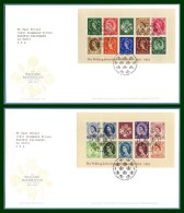 GB FDC 2002 + 2003 Yv. N° BF 19 - 20 Wilding Definitives (cote XX) - 2001-2010. Decimale Uitgaven