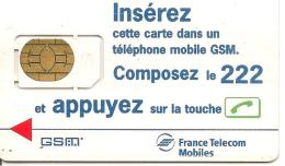 CARTE^-PUCE-GSM-FRANCE TELECOM MOBILES-PUCE H-TBE-PUCE Non Détachée-TRES RARE-Cote 40€ - Mobicartes: Móviles/SIM)