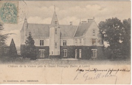 37 - CHATEAU DE LA VIENNE PRES LE GRAND PRESSIGNY 1904 - Le Grand-Pressigny