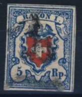 SUISSE                           N°   20 - 1843-1852 Federal & Cantonal Stamps