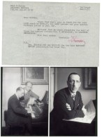 STRAVINSKY Igor (1882-1971), Compositeur Russe Naturalisé Français Puis Américain. - Andere & Zonder Classificatie