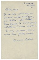 POULENC Francis (1889-1963), Compositeur Et Pianiste. - Andere & Zonder Classificatie