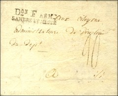 Don F ARM / SAMBRE ET MEUSE Sur Lettre Avec Texte Daté De Lunéville Le 5 Thermidor An 3. - TB / SUP.... - Legerstempels (voor 1900)