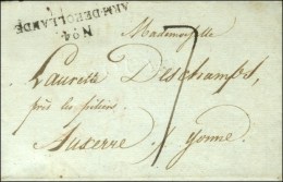 N° 4 / ARM. DE HOLLANDE Sur Lettre Avec Texte Daté Leoben Im Stirie Le 20 Brumaire An 14. - SUP. - R. - Legerstempels (voor 1900)