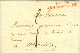 BAU GL / ARM-D'HANOVRE Rouge Sur LAS Du Général Eblé Avec Texte Daté D'Hanovre Le 25... - Legerstempels (voor 1900)