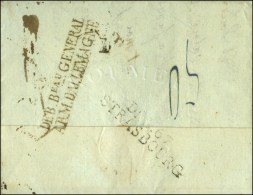 Lettre Avec Texte Daté De Harzbourg Le 21 Juillet 1810 Adressée Au Chef D'Etat-Major De L'Artillerie... - Legerstempels (voor 1900)