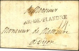 AR.DE.FLANDRE Sur Lettre Avec Texte Daté '' Au Camp De Frelinghein Le 10 Septembre 1706 ''. - TB / SUP. - R.... - Legerstempels (voor 1900)