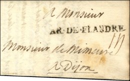 AR.DE.FLANDRE Sur Lettre Avec Texte Daté Au Camp De St Amand Le 23 Septembre 1706. - TB / SUP. - R. - Legerstempels (voor 1900)