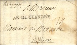 AR.DE.FLANDRE Sur Lettre Avec Texte Daté Au Camp De Frelinghen Le 8 Septembre 1706. - TB / SUP. - R. - Legerstempels (voor 1900)