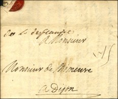 '' De L De Flandre '' Sur Lettre Avec Texte Daté '' Au Camp De Duisbourg Le 28 Août 1705 ''. - TB. -... - Legerstempels (voor 1900)