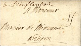 '' De L De Flandre '' Sur Lettre Daté Au Camp De Vaux Notre Dame Le 19 Juin 1705. - TB / SUP. - R. - Legerstempels (voor 1900)
