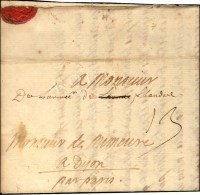 '' De L'armée De Flandre '' Sur Lettre Avec Texte Daté Au Camp De Santen Le 4 Mai 1702. - TB / SUP. -... - Legerstempels (voor 1900)