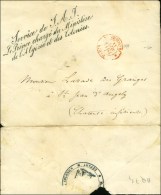 ' Service De S.A.S. / Le Prince Chargé Du Ministère / De L'Algérie Et Des Colonies ' (S N°... - Burgerlijke Brieven Zonder Portkosten