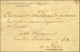 Griffe Rouge ' Archi-Chancelier ' + Mention Manuscrite '' Le Prince Archi Chancelier De L'Empire '' (S N° 1741... - Burgerlijke Brieven Zonder Portkosten