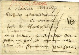 ' Postes Près Les Anc. ' Rouge (S N° 885) Sur Lettre Avec Texte Daté Le 29 Brumaire An 6. - TB /... - Burgerlijke Brieven Zonder Portkosten