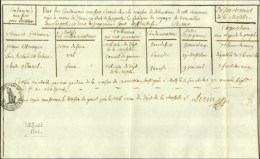 Exceptionnel Document Daté De La Prison De Metz Le 4 Fructidor An 9 Mentionnant L'état Des... - Andere & Zonder Classificatie