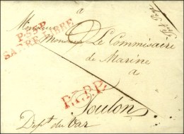 P. 55. P. / SARRE LIBRE Rouge (NR De Sarrelouis) Sur Lettre Avec Texte Daté Du 25 Avril 1808,... - Andere & Zonder Classificatie