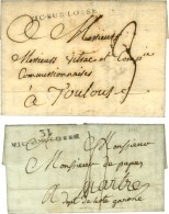 VIC-SUR-LOSSE (NR De Vic Fezensac) Sur Lettre Avec Texte Daté 1806. Exceptionnelle Marque Postale Sans Le... - Andere & Zonder Classificatie