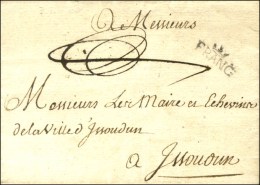 FRANC Couronné Sur Lettre Avec Texte Daté De Paris Le 3 Août 1760. - SUP. - RR. - 1701-1800: Voorlopers XVIII