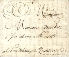 MORLAIX (L N° 15 Dite Hermine De Morlaix) Sur Lettre Pour Quintin. 1764. (cote : 3.600). - TB. - R. - 1701-1800: Voorlopers XVIII