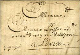 '' P.payé '' Sur Lettre Avec Texte Daté D'Angers. 1693. - TB / SUP. - R. - ....-1700: Voorlopers